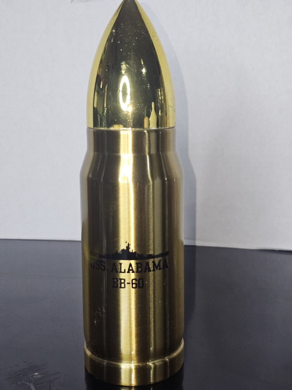 Uss Alabama Drink Canteen Bottle Bullet Bb60 Memorabilia